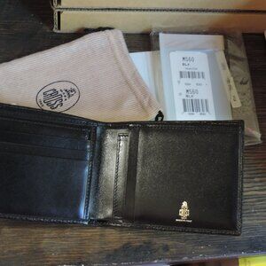 MARK CROSS Italy Men’s Phantom Black Calf Billfold New In Original Packaging